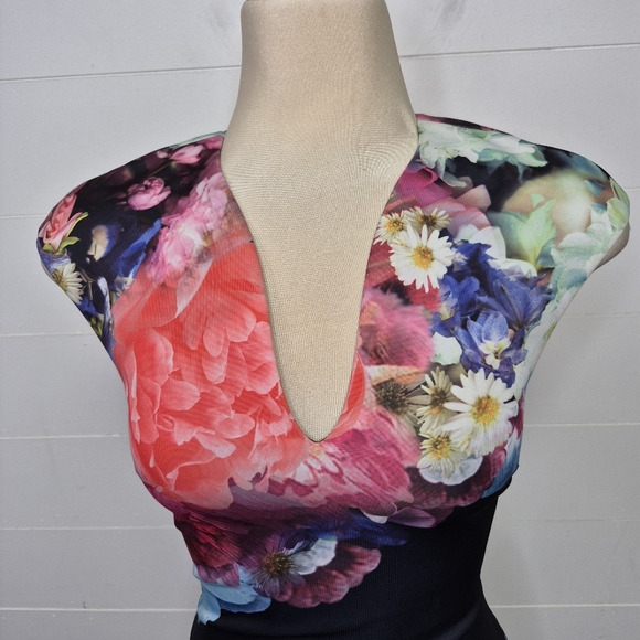 Ted Baker Brynee Floral Dress Size 0 - Picture 3 of 12
